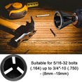 thumbnail image 4 of External Deburring Tool, Hexagon-Black-2pcs Chamfering Tool Stainless Steel High Speed ​​External Drill Deburring Tool Quickly Repairs Damaged Metal External Chamfer Deburring Tool, 4 of 5