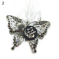 thumbnail image 2 of Christmas Tree Pendant Creative Hollow Carving Butterfly Shape Memorial Exquisite Home Pendant for Car Rearview Mirror, 2 of 9