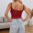 thumbnail image 4 of Women's Sleeveless Layering Tank Top for Everyday Wear Casual Summer Basic Stretch Fit Inner Layering, 4 of 5