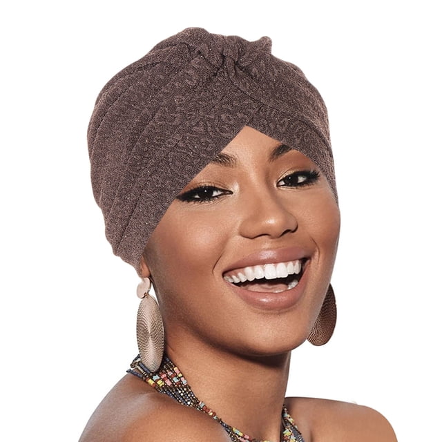 Couvre-chef Bohème Ethnique pour Femmes, Turban Enveloppant, Couvre-Chef, Bonnet Turban pour Femmes, Cancer, Bonnet
