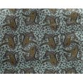 thumbnail image 4 of oneOone Georgette Viscose Fabric Floral & Paisley Block Printed Craft Fabric BTY 42 Inch Wide, 4 of 4