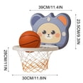 thumbnail image 4 of Blue Indoor Basketball System With Hoop And Pump For Toddlers Featuring Easy Installation, 4 of 6