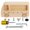 woodcolor, variant on PENGXIANG Montessori Screw Driver Board for Kids Basic Skills Educational Learning Toys for 3-5 Year Old Kids Toddlers Sensory Montessori Toy Preschool Classroom