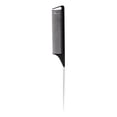 thumbnail image 1 of EARKITY Hair Rat Tail Combs, Parting Rattail, Teasing Fine Tooth Comb, Metal Hair Pick Detangling, Heat Resistant Carbon Fiber Teasing Comb, and Stainless Steel Pintail, 1 of 2