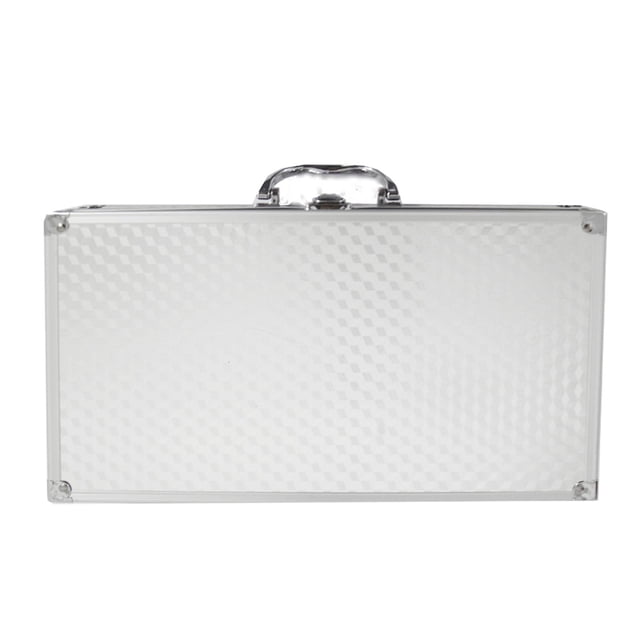Milaget Portable Aluminum Tool Box Mic Toolbox Hard Shell Case Instrument Storage Case
