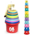 thumbnail image 1 of Baby Stacking Cups Baby Toys 12-18 Months Stacking Learning Toys, 1 of 4