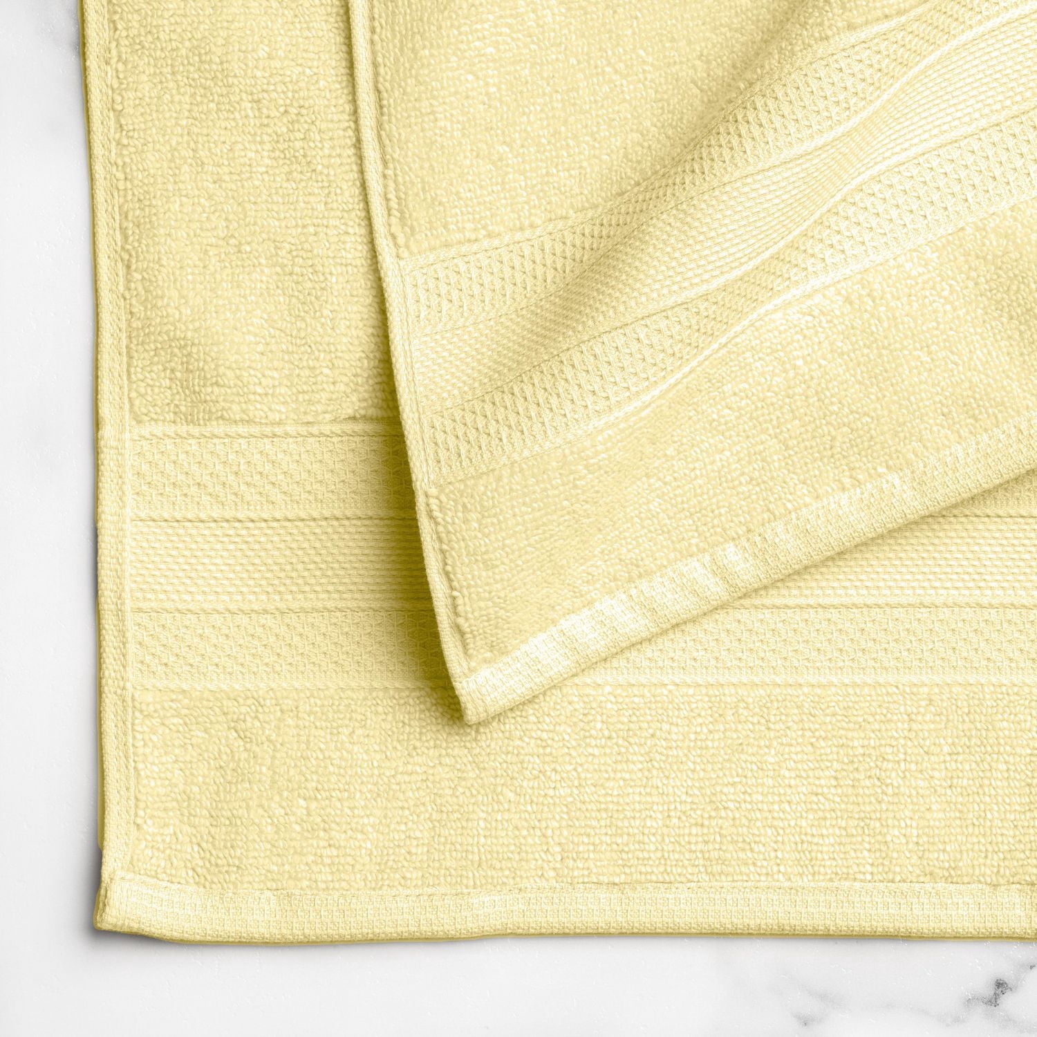 Ensemble de 6 serviettes de bain unies hometrends