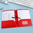 thumbnail image 4 of File Folders Letter Size,Folders for Documents Plastic Folders with Pockets Heavy Duty Pocket Folders Letter Size File Folders for Documents Office School Folders with Pockets, 4 of 5
