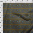 thumbnail image 2 of oneOone Polyester Lycra Fabric Leaves & Floral Block Decor Fabric Printed BTY 56 Inch Wide, 2 of 4