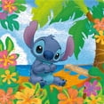 thumbnail image 3 of Ceaco Disney Flower Power Stitch 200-Piece Interlocking Jigsaw Puzzle for Children Ages 8+, 3 of 7