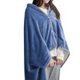 thumbnail image 1 of Blanket Doublelayer Tartan Lady Winter Scarf Wrap Multifunction Plaid Warm Shawl Home Textiles Multipurpose Blanket Soft Breathable Machine Washable All-Season Throw Blanket for Hot Sleepers, 1 of 4