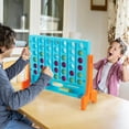 thumbnail image 2 of Costway Wall Mounted or Tabletop Giant 4 in a Row Jumbo 4-to-Score Connect Game Set Orange, 2 of 10