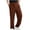 Brown, variant on FAIWAD Men's Baggy Sweatpants Elastic Waist Straight Leg Lightweight Sweat Pants Lounge Pants with Pockets