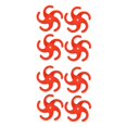 thumbnail image 3 of ZheElen Premium Arc Arc Corde Stabilisateur Amortisseurs de Vibrations Performance Accrue Rouge 2Set, 3 of 6