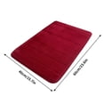 thumbnail image 3 of Wzzjkit Memory Foam Bathroom Rugs, Soft Comfortable Bath Mat Non-Slip Kitchen Rugs for Bedroom Floor Shower Rug Decor Thick Dry Quickly Absorbent Water Bathroom Mat, 3 of 4