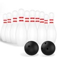 thumbnail image 1 of Kyoffiie 12PCS/Set Toddler Kids Bowling Game Set Outdoor Indoor Sports Learning Toy Gift, 1 of 6