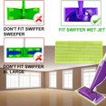 thumbnail image 4 of X-Large Dust Mop Refill for  Sweeper XL Mop - 4 Pack Washable & Reusable  Microfiber Mop Pad Refills for Wet & Dry Hard-Floor Cleaning, 4 of 5