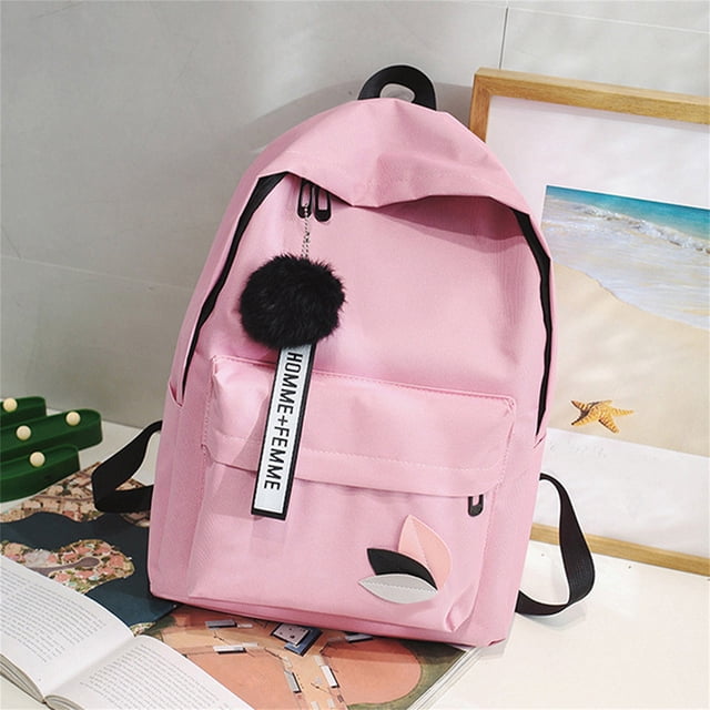 QTOCIO Women's Backpack Cosmetic Storage Bag College Backpack For Teens Casual Travel Daypack