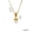 3Pcs Personalized Initial Necklace Under $5 a9, variant on 3Pcs Initial Letter Necklace, Cagogo Personalized Initial Letter Necklace, Custom Name Necklace for Women Her Mom, Gold Plated Alloy Bubble Pendant Necklace, Elegant Gift for Birthday Christmas