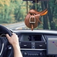 thumbnail image 1 of Wzzjkit Flat Western Saddle Cowboy Flat Pendant Car Rearview Mirror Backpack Accessories Pendant, 1 of 6