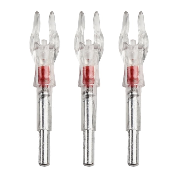 Piquets de Flèche à DEL de 4,2 mm pour Chasse à Arc Composite et Recourbé, Outils Lumineux pour Queue, Lot de 3 Multicolore (4,2 Rouge)