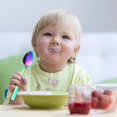 thumbnail image 4 of Harpily Dinnerware 304 Stainless Scissors Baby Fruit Mud Accessory Baby Complementary Food Dredging Scraper Pork Snack Artifact Colorful Scraping Spoon, 4 of 4