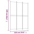 thumbnail image 4 of vidaXL 3-Panel Room Divider Anthracite 150x220 cm Fabric, 4 of 5
