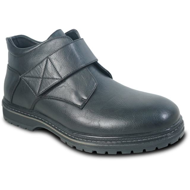 bravo! Men Waterproof Winter Boot MARK-2 Chelsea Boot Fur Lined with Double Gore Black