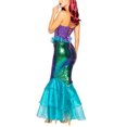 thumbnail image 2 of Gupgi Women Mermaid Dress Party Costume Strapless Ruffle Cosplay Fancy Dress, 2 of 9