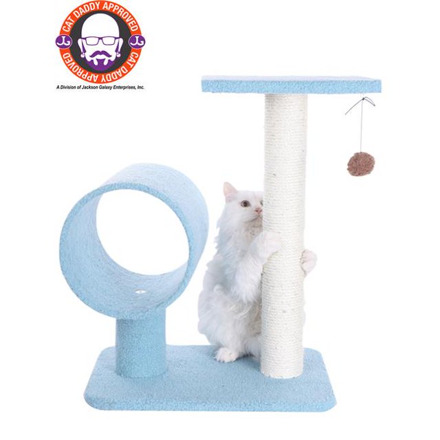 Armarkat Classic Cat Tree 24 x 14 x 26 - Sky Blue