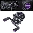 thumbnail image 4 of Moulinet Baitcasting, Moulinet de Lancer, Baitcaster - Frein, Rapport de Vitesse 7,2:1, 2+ Roulements, Poignée Ergonomique Allongée - Moulinet de Pêche à l'Achigan, Droitier, 4 of 10