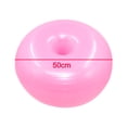 thumbnail image 2 of Yoga Ball Pink Doughnut Shape - Yoga Ball Chair - Balance Trainer - Thicken Anti-Explosion Inflatable Seating Exercise - for Office & Home & Gym, 2 of 5