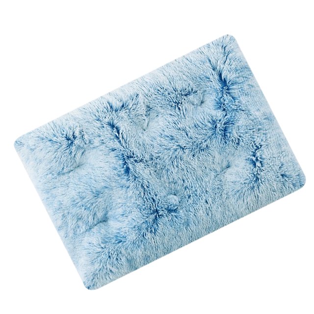 Maytalsory Soft And Comfortable Dog Bed Pets Sweet Dreams Easy To Clean Dog Cage Bed Gradient Blue S 1Set