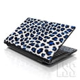 thumbnail image 1 of LSS Blue Leopard Laptop Skin Sticker Decal Cover Fits 13" to 16" Laptops, 1 of 1