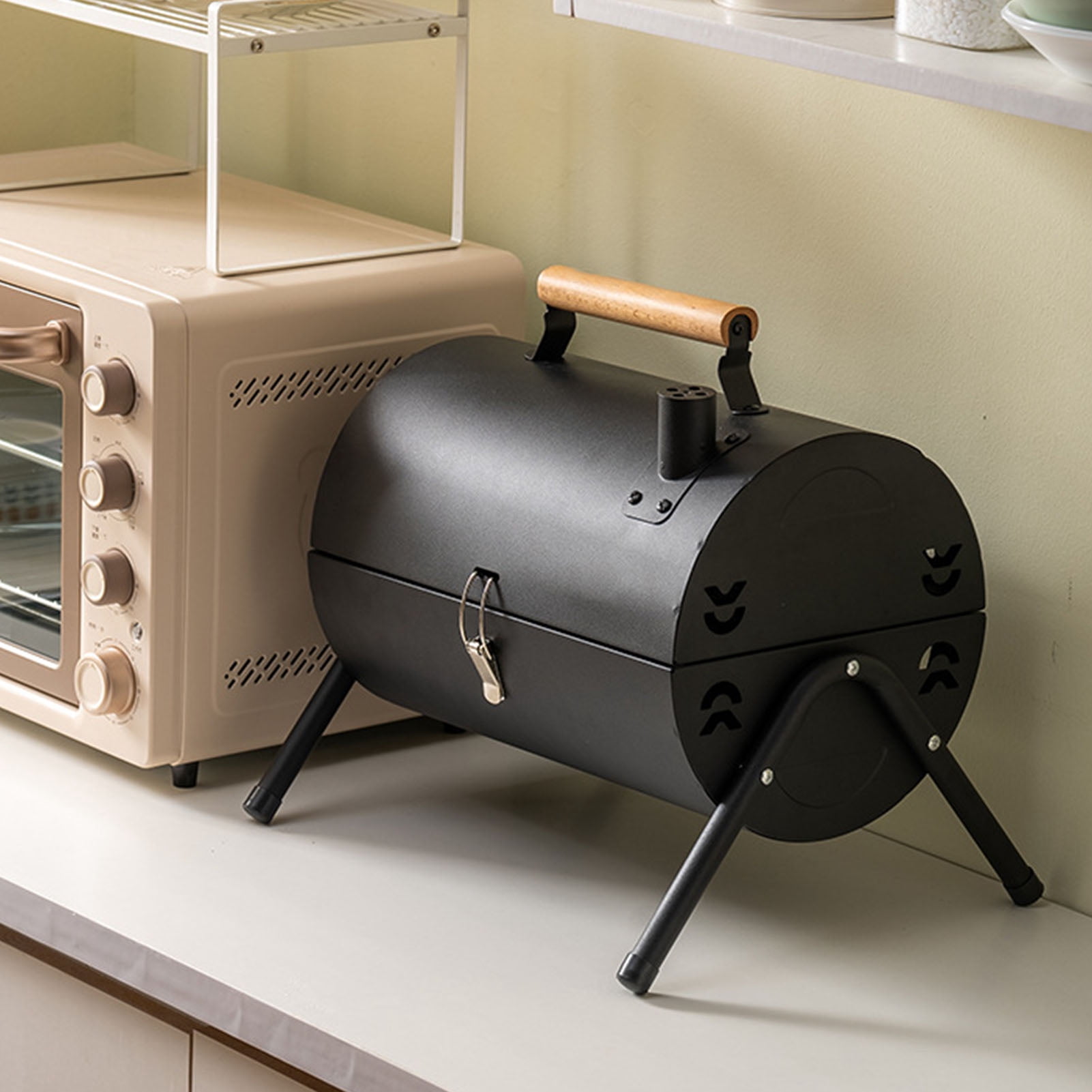 Charcoal BBQ Grill,Charcoal Barbecue Grill Portable Portable Charcoal Grill BBQ Grill Professionally Tested