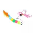 thumbnail image 1 of lionlar 3X Funny Cat Teaser Toy Bug Playing Exercise Catcher Kitten Interactive Toys 3 Pcs, 1 of 9