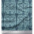 thumbnail image 1 of Soimoi Poly Georgette Fabric Dot & Artistic Butterfly Print Fabric by Yard 52 Inch Wide, 1 of 3