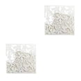 thumbnail image 1 of kurtrusly 4pcs Hanging Divider Screens Panel Decorative Room Separator For Hotel And Home Modern Lightweight And Durable PVC White Butterflies 2Set, 1 of 6