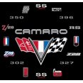 thumbnail image 4 of JH Design Men's Chevy Camaro Collage T-Shirt Short Sleeve Crew Neck Shirt, 4 of 6