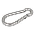 thumbnail image 2 of Unique Bargains M8 x 80mm 304 Stainless Steel Carabiner Spring Snap Link Hook Silver Tone, 2 of 2