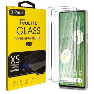 Vultic [3 Pack] Protection écran pour Google Pixel 7 [Case Friendly], Couverture de film en verre trempé