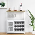 thumbnail image 1 of AKDSteel Wine Bar Cabinet - Large Capacity Liquor Cabinet with Storage, Adjustable Shelves for Glassware, Sturdy MDF Construction, Easy Assembly Wine Rack Ideal for Dining Room Bar & Kitchen, 1 of 8
