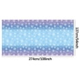 thumbnail image 2 of RKSTN une Nappe Nappe Jetable Nappe en Pvc Nappe à Imprimé de Noël Nappe Décoration de Fête de Table, 2 of 7
