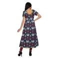 thumbnail image 4 of Moomaya Robe Kurti Longue Indienne Imprimée en Coton Tunique Robes pour Femmes, 4 of 6