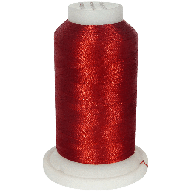 SuperB Fil à Broder en Polyester Rouge Foncé, 1000 m