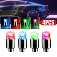 thumbnail image 3 of 4pcs Car Auto SUV Wheel Tire Tyre Air Valve Stem LED Light Caps Cover Accessories, 3 of 4