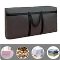 thumbnail image 4 of EGNMCR ,, Large Clothing Storage Bags 100L Clothes Storage Bag Foldable Clothing Storage Bags With Zippers Clothes Bags For Storage Christmas Tree Storage Bag Fits Storage packs, 4 of 8