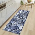 thumbnail image 2 of Pebbles Bath Rug Runner Soft & Absorbent Bathroom Rugs Non Slip Large Bath Rug Runner for Kitchen Bathroom Floors 19.7X63in, 2 of 5