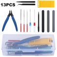 thumbnail image 1 of EASTIN 14Pcs Modeler Tools Kit for Gundam Maker Car Model Building Repair Hobby Building Tools Craft, 1 of 10