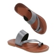 thumbnail image 2 of Cameland Sandales Plates Décontractées Sandales et Pantoufles Style Rétro de Plage Chaussures pour Femmes Grande Pointure, 2 of 5